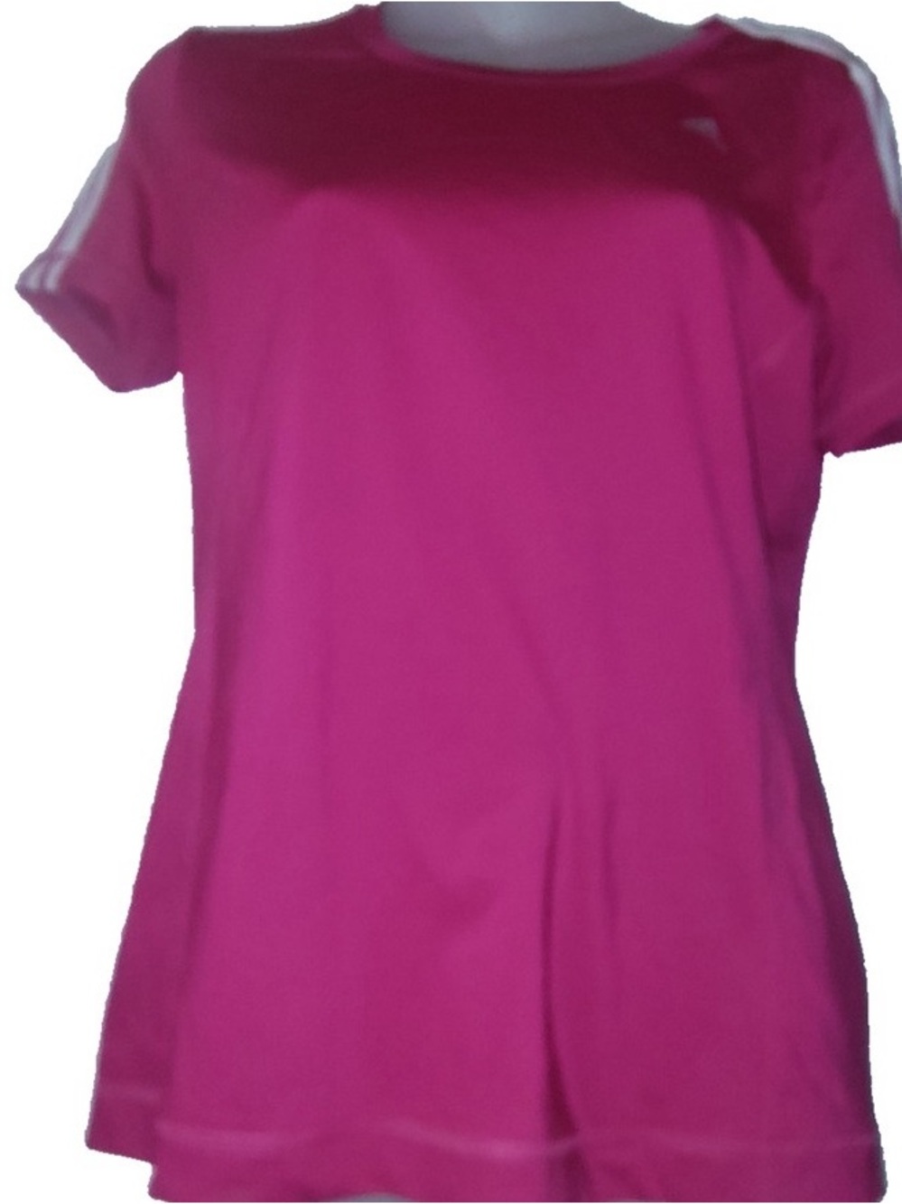 Women’s Short Sleeve Crewneck Tee in Fuchsia Pink